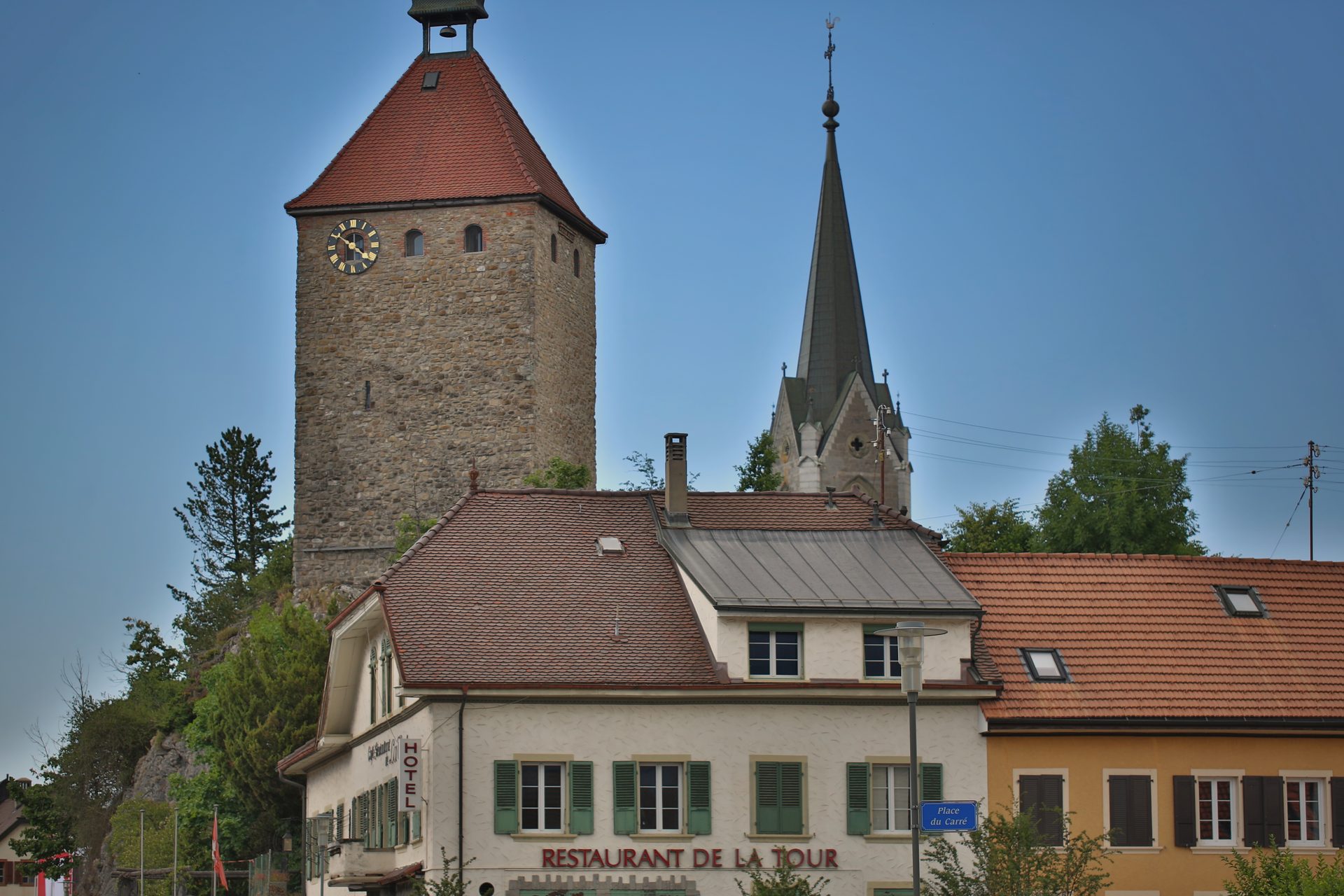 La Tour-de-Trême — vue du bourg